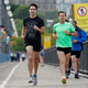 Running with Mexico’s president, Enrique Pena Nieto.